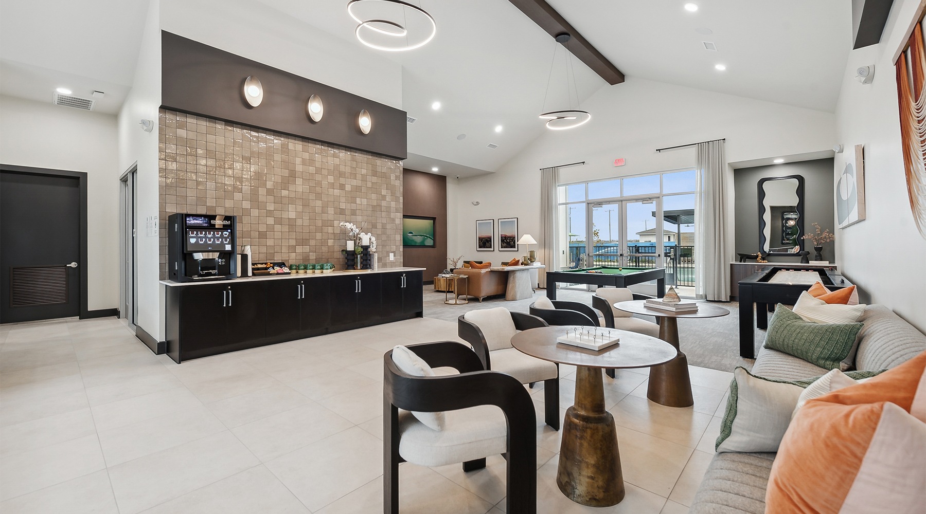 Clubroom with Coffee Bar